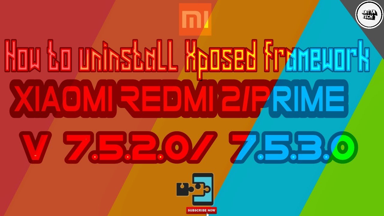 Uninstall Xposed Installer